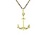 Gouden hanger anker 14 karaat