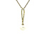 Gold pendant with pearl 14 karat
