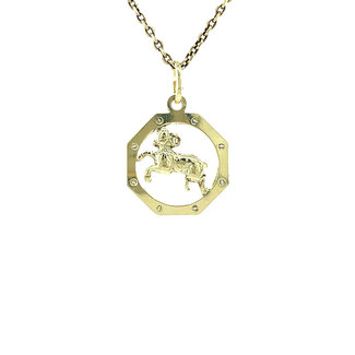Gold Ram pendant