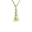 Gold pendant money pouch 14 karat