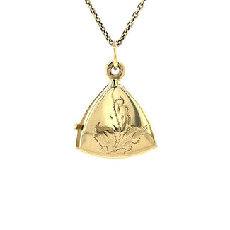 Gouden medaillon hanger