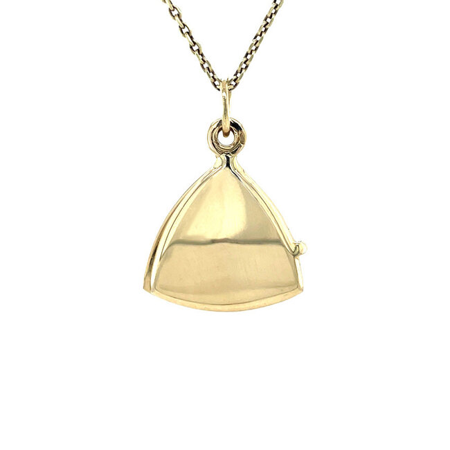 Goldener Medaillon-Anhänger 14 Karat