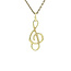 Gold pendant musical note 14 karat