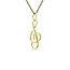 Gold pendant musical note 14 karat
