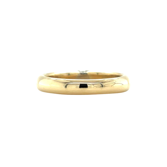 Gouden solitair ring met diamant Le Chic 14 karaat