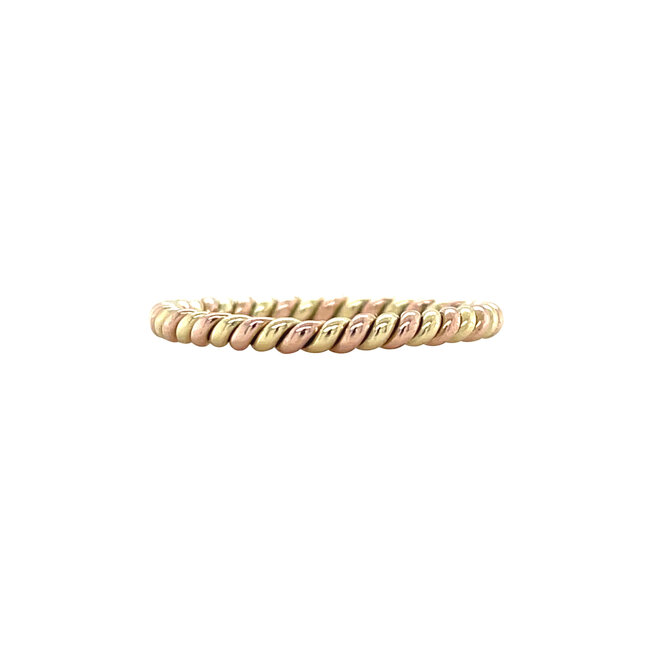 Gold (stacking) ring 14 karat