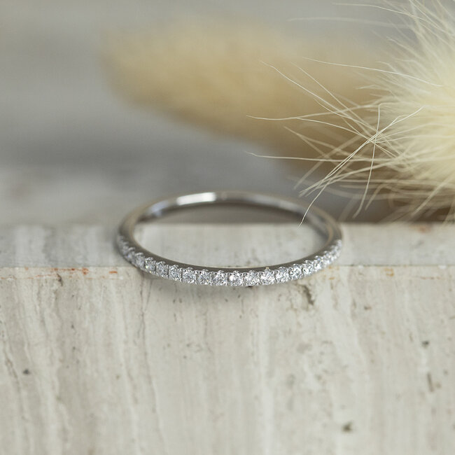 Platinring mit Diamant Pt950