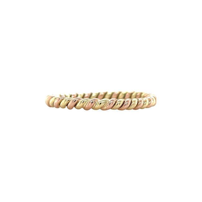 Gold (stacking) ring 14 karat