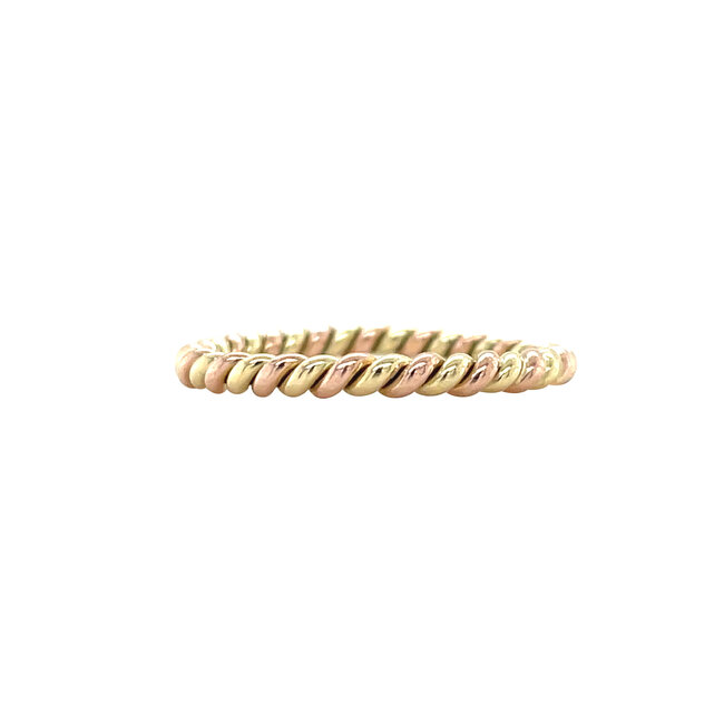 Gold (stacking) ring 14 karat