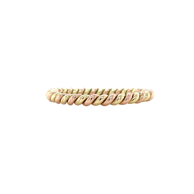 Gold (stacking) ring 14 karat