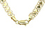 Goldene Fantasie-Choker 45 cm 14 Karat