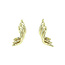 Gold stud earrings 14 karat