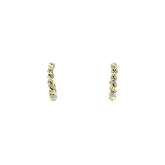 Gouden oorstekers 14 karaat