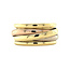 Tricolour gouden ring 18 karaat