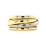 Tricolour gold ring 18 karat