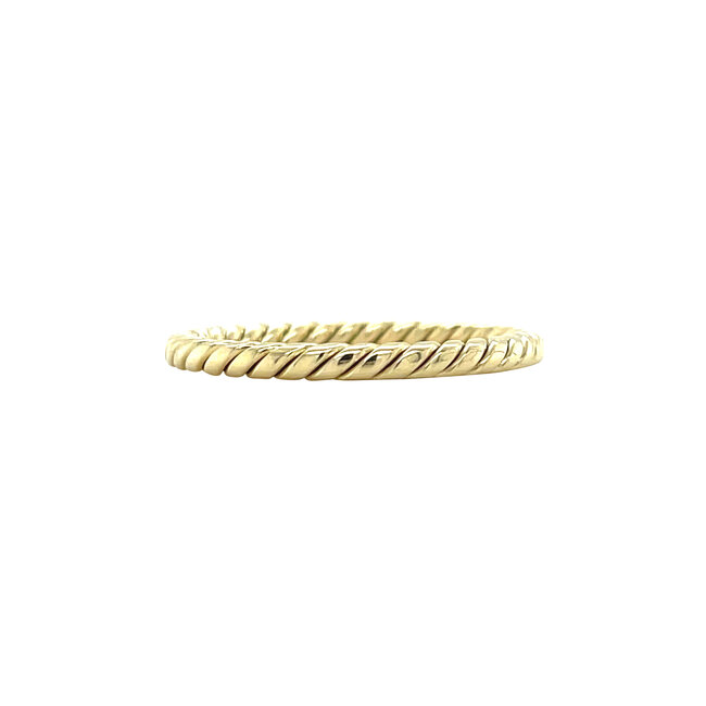 Gold (stackable) ring 14 karat