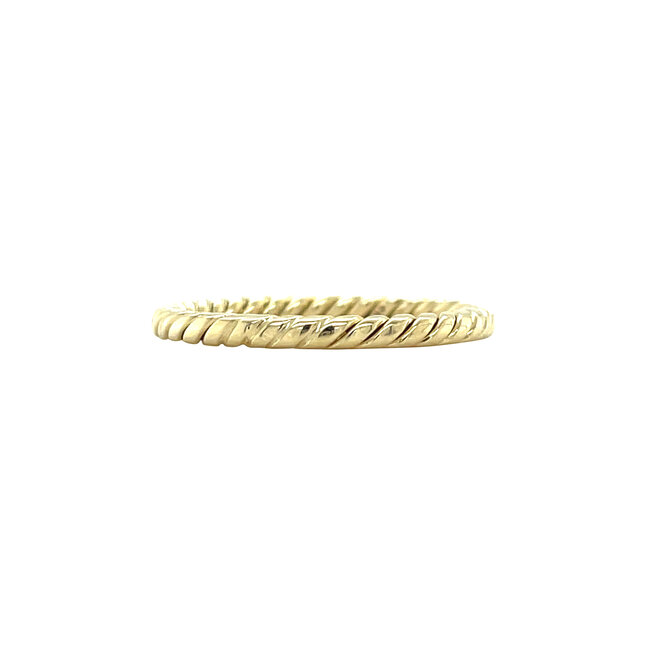 Gold (stackable) ring 14 karat