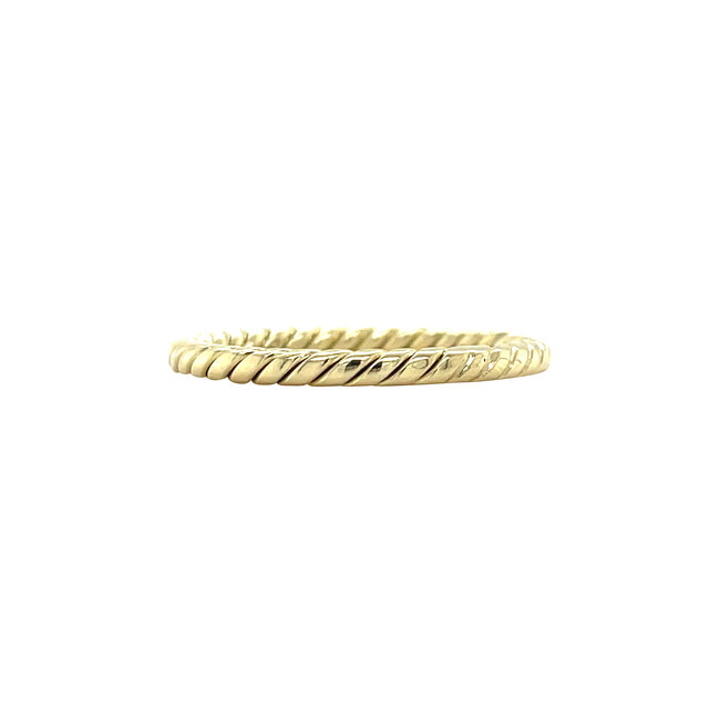 Gold (stackable) ring 14 karat