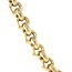 Gouden jasseron collier 50 cm 14 karaat