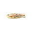 Tricolour gold ring 14 karat