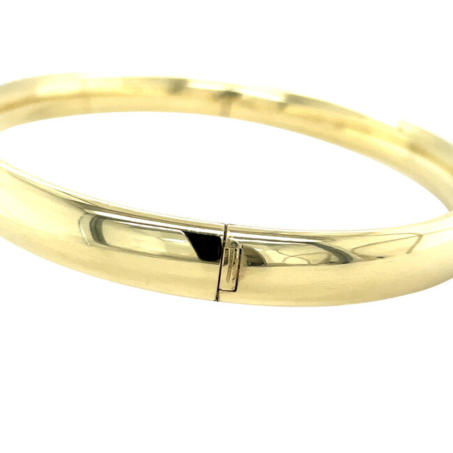 Goldenes glattes Armband 14 Karat