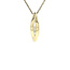 Gold pendant with diamond 14 karat