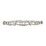 Witgouden armband met diamant 18.5 cm 14 karaat