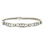Witgouden armband met diamant 18.5 cm 14 karaat