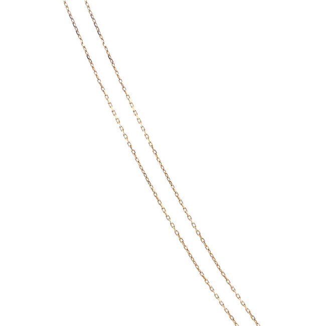 Roségoldenes Collier Van Rycke Paris 43 cm 18 Karat