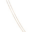 Rosegouden collier Van Rycke Paris 43 cm 18 karaat