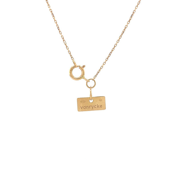 Roségoldenes Collier Van Rycke Paris 43 cm 18 Karat