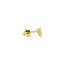 Gold butterfly stud earrings 14 karat