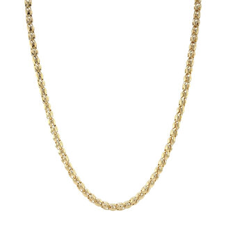 Gouden popcorn choker