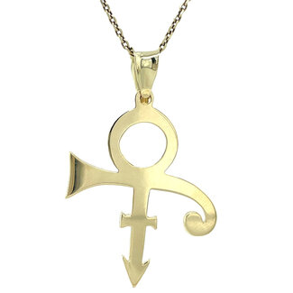 Gouden hanger liefdes symbool