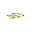 Goldener Ring mit Diamant 14 Karat