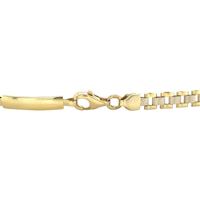 Gouden armband 19.5 cm 14 karaat