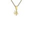 Gold pendant flower 14 karat