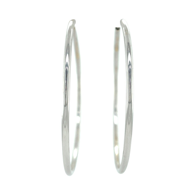 White gold earrings 18 karat