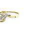 Gouden armband met diamant 17 cm 14 karaat