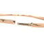 Rose-gold smooth bangle 14 karat