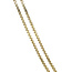 Goldene Fantasie-Kette 70,5 cm 14 Karat