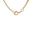 Gold fantasy necklace 70.5 cm 14 karat
