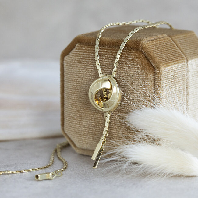 Gold choker 45 cm 14 karat