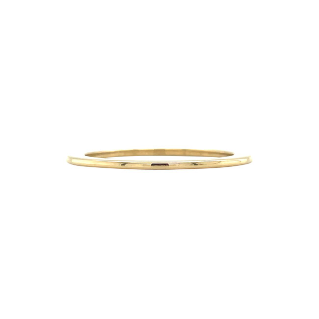 Goldener glatter (Steck-)Ring 18 Karat