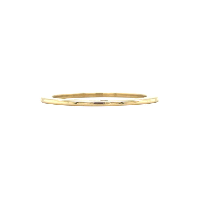 Goldener glatter (Steck-)Ring 18 Karat
