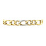 Goldenes Figaro-Armband 19,5 cm 14 Karat