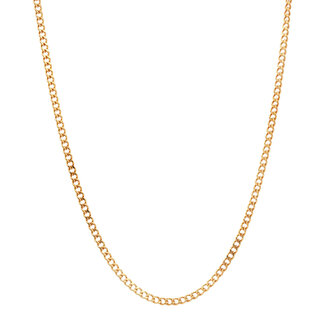 Gold long gourmet necklace