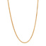 Gold length necklace gourmet 45.5 cm 14 karat