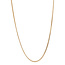 Gold length necklace gourmet 46 cm 14 karat