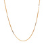 Gold length necklace venetian 41 cm 14 karat